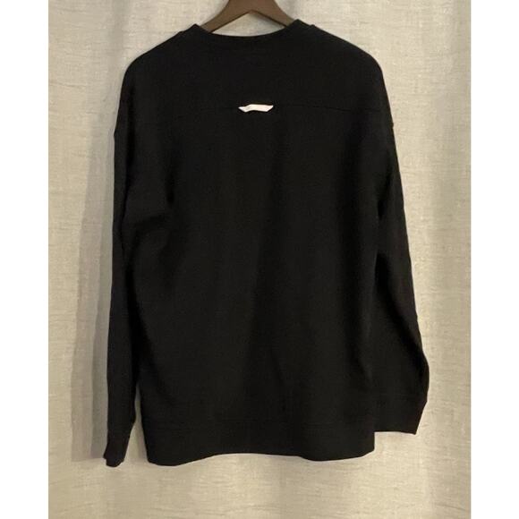 Adidas Trefoil Women's Crew Neck Sweatshirt Black Medium - Picture 4 of 5